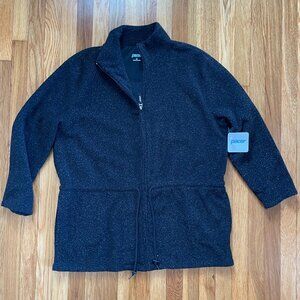 Pacer by Karen Scott Womens Full Zip Fleece Jacket, Size XL